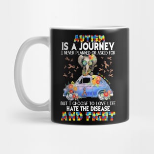 Autism Is A Journey Mug